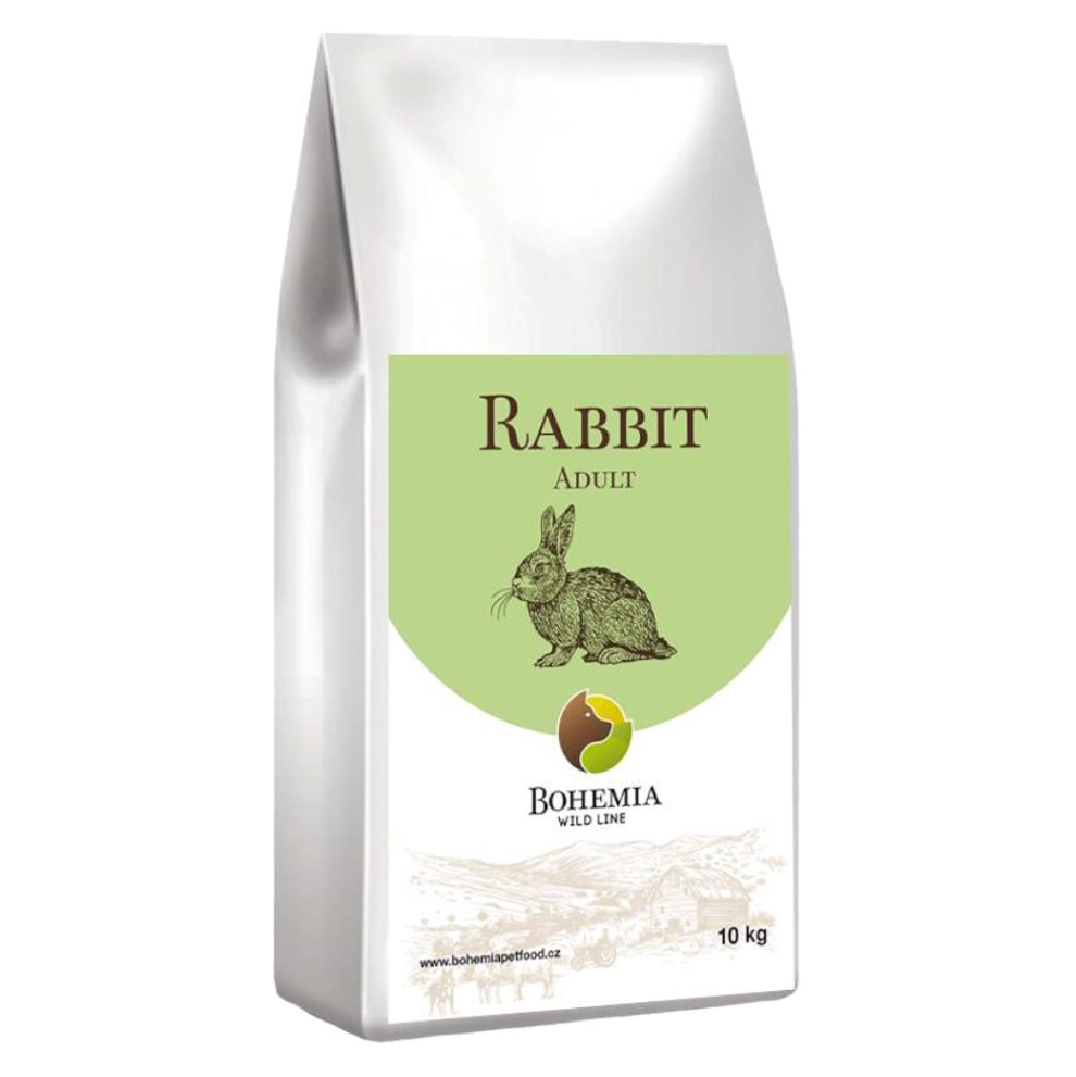 BOHEMIA Wild Adult Rabbit granule pro psy 10 kg