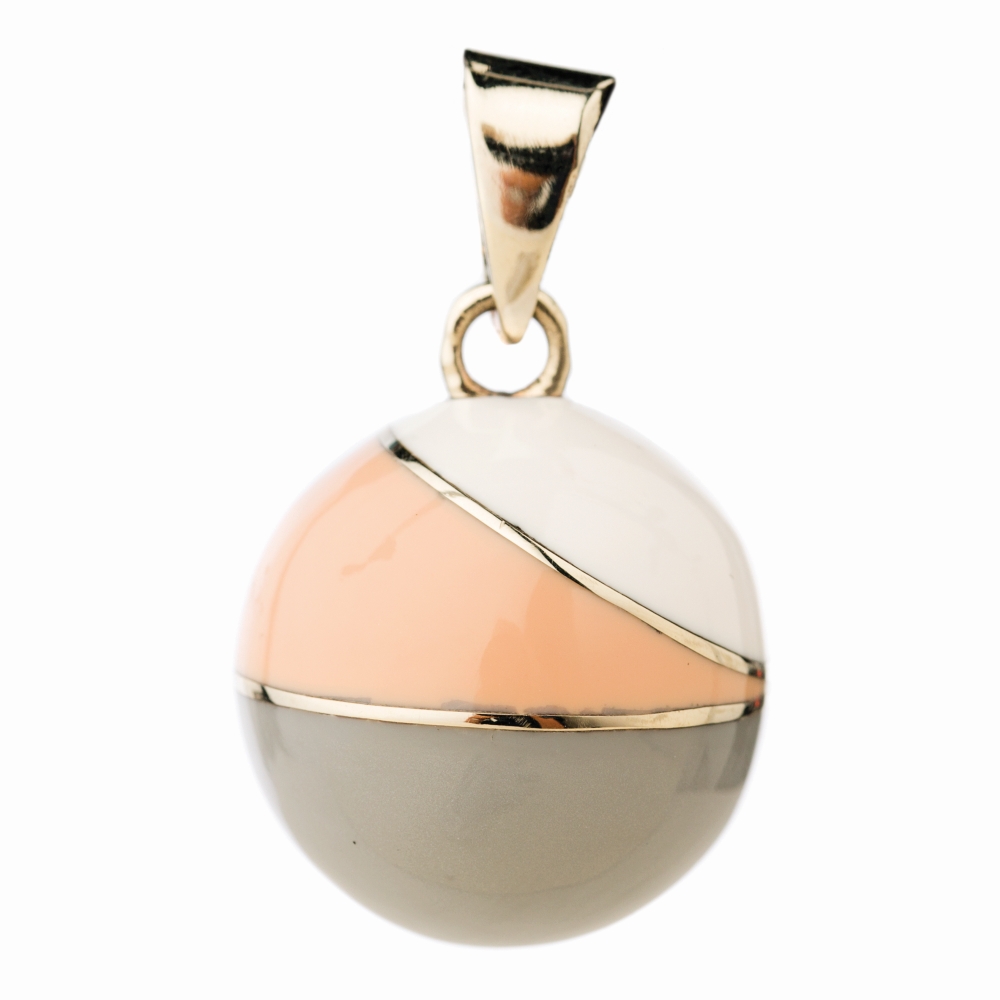 Bola Essentials Těhotenská rolnička 1 ks White Grey Rose Vintage