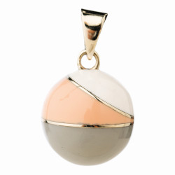 Bola Essentials Těhotenská rolnička 1 ks White Grey Rose Vintage