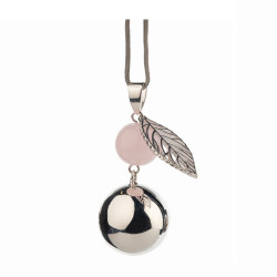 Bola Fantasy Těhotenská rolnička 1 ks Silver Pearl Leaf