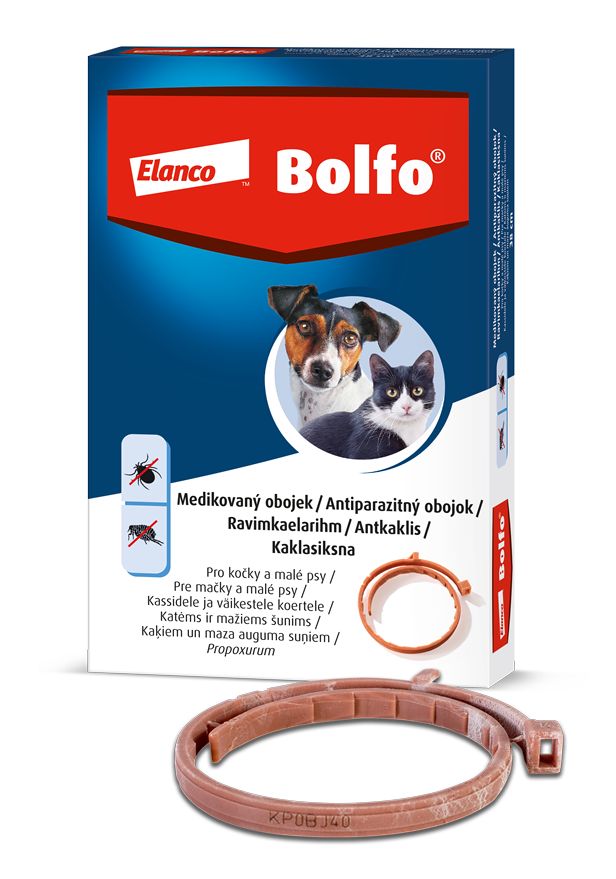 Bolfo 1,234 g obojek pro kočky a malé psy 38 cm 1 ks