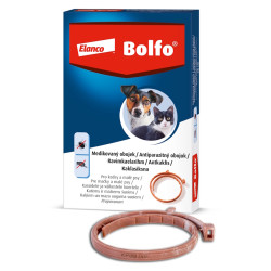BOLFO medikovaný obojek pro kočky a malé psy 38 cm 1,234 g 1 kus