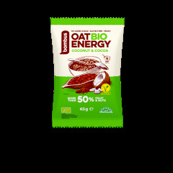BOMBUS Oat energy coconut & cocoa ovesná kaše 65 g BIO