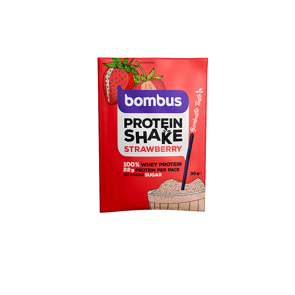 BOMBUS Protein shake jahoda 30 g