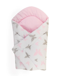 Bomimi Rychlozavinovačka soft oboustranná motýlci, růžová