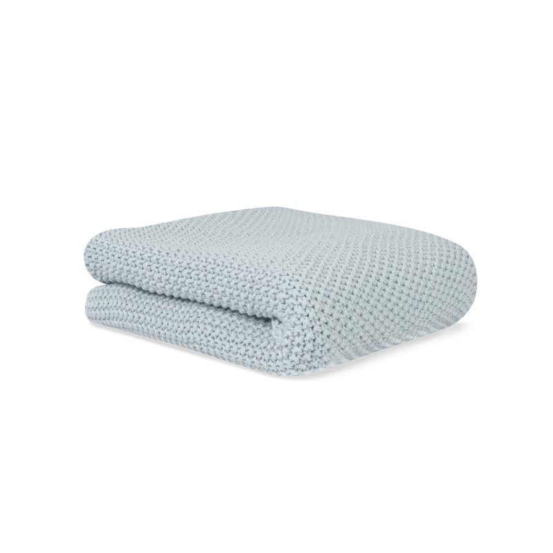 Bonjourbébé dětská pletená deka organická bavlna 70x90cm Blue