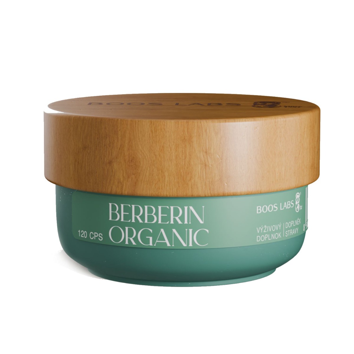 BOOS labs Berberín Organic 120 kapslí