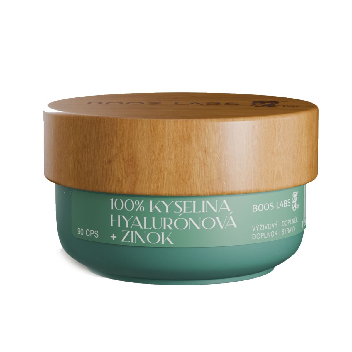 BOOS labs Kyselina hyaluronová + zinek 90 kapslí