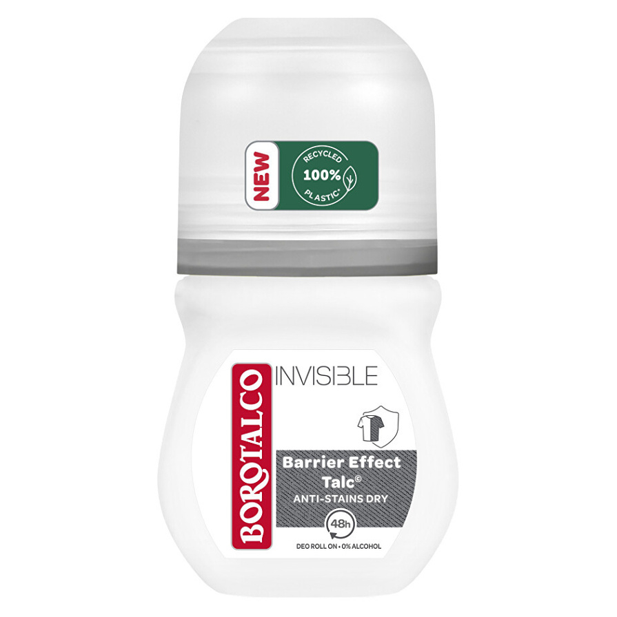 BOROTALCO Kuličkový deodorant Invisible 50 ml