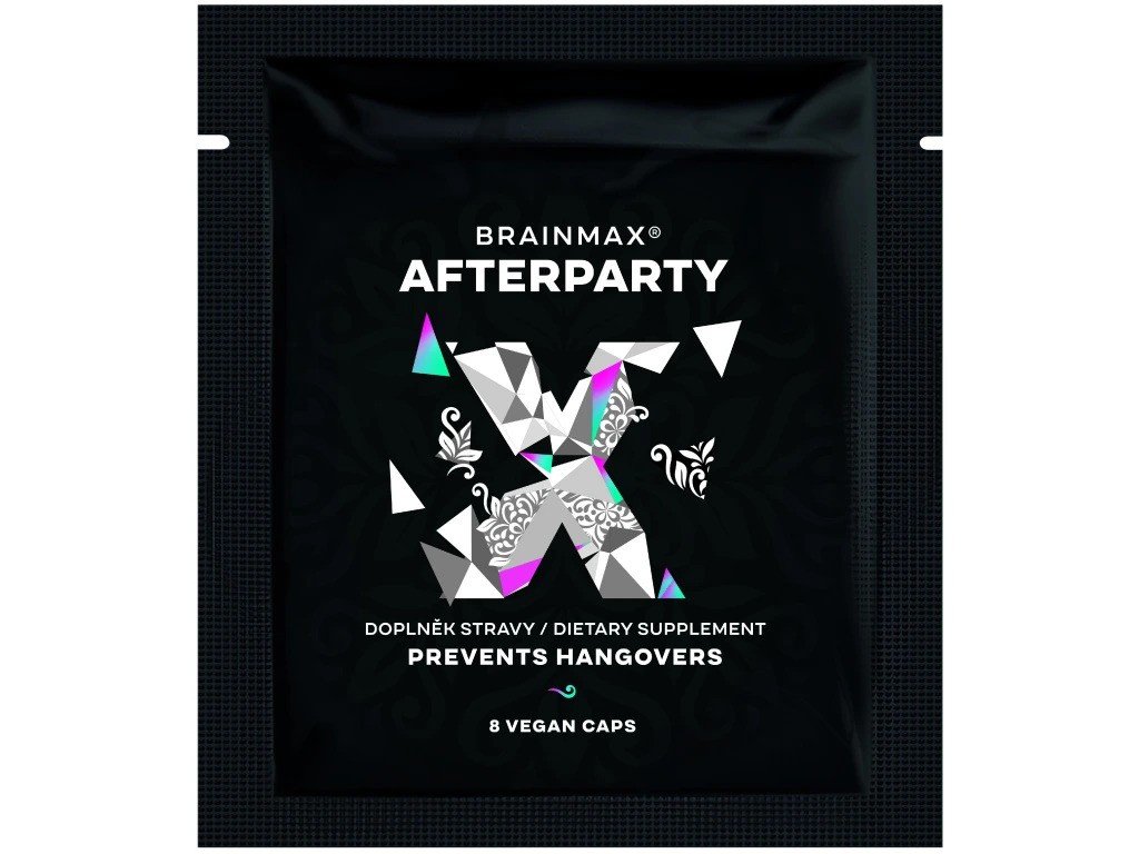 BRAINMAX AFTERPARTY, Bojovník za rána bez těžkých kocovin 8 kapslí