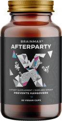 BRAINMAX AFTERPARTY, Bojovník za rána bez těžkých kocovin 80 kapslí