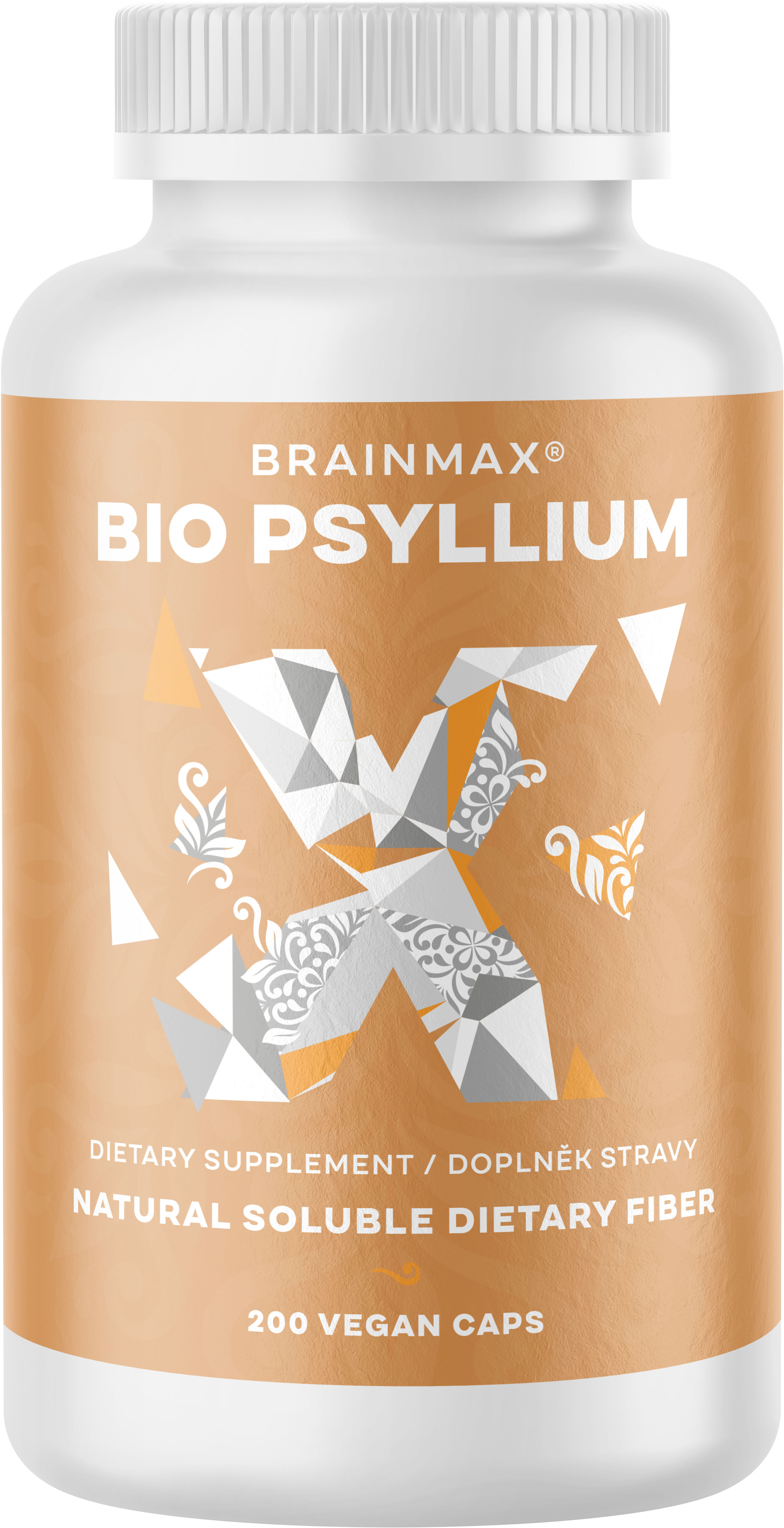 BRAINMAX BIO Psyllium 200 kapslí