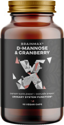 BRAINMAX D-Mannose & Cranberry 90 kapslí