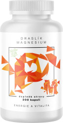 BRAINMAX Draslík Magnesium, Draslík citrát + Hořčík malát, rostlinných 200 kapslí