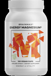 BRAINMAX Energy Magnesium®, 1000 mg, Hořčík Malát 200 mg, 100 kapslí