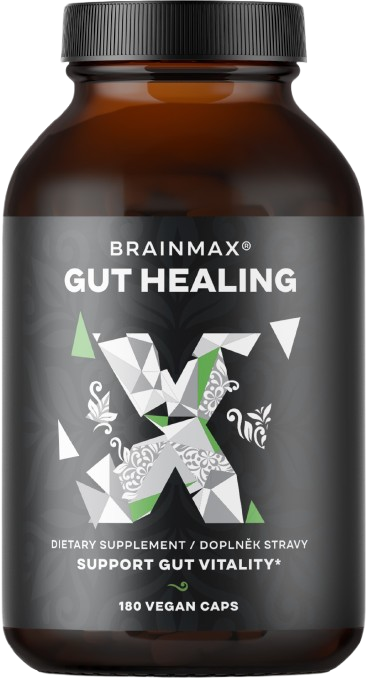 BRAINMAX Gut Healing, Střeva a trávení 180 kapslí