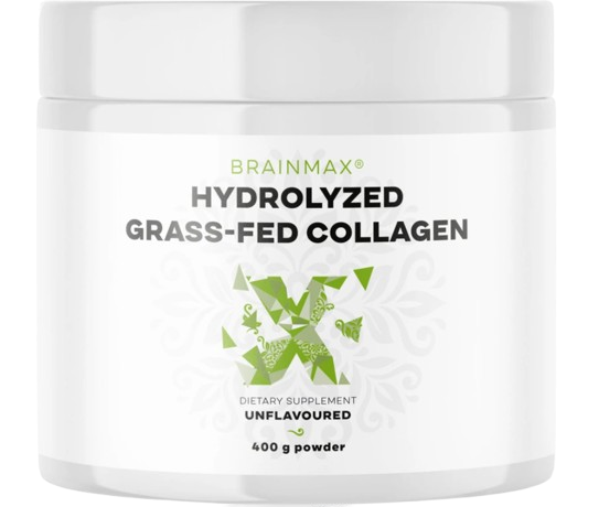 BRAINMAX Hydrolyzovaný Kolagen, Grass-fed Collagen 400 g