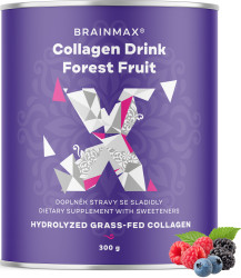 BRAINMAX Kolagen nápoj, lesní ovoce 300 g