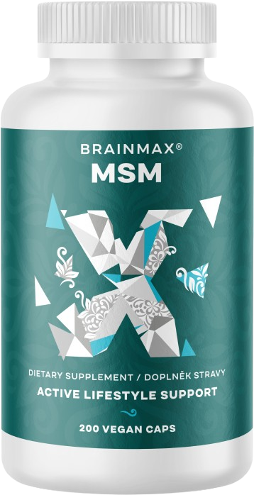 BRAINMAX MSM 200 kapslí