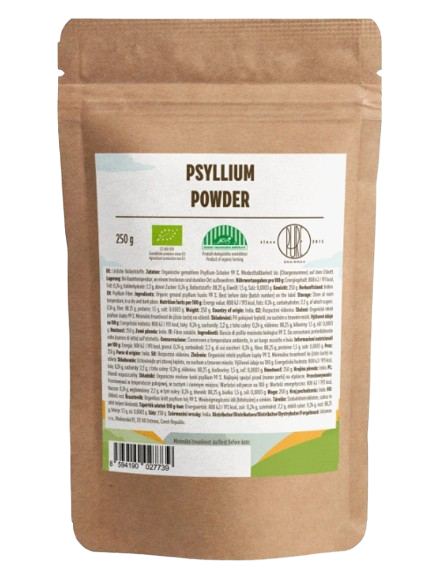 BRAINMAX PURE Psyllium, rozpustná vláknina 250 g