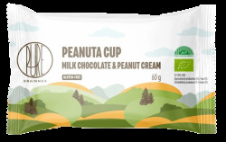 BRAINMAX PURE Pure Peanuta Cup, Čoko košíček s arašídovým krémem, BIO 60 g
