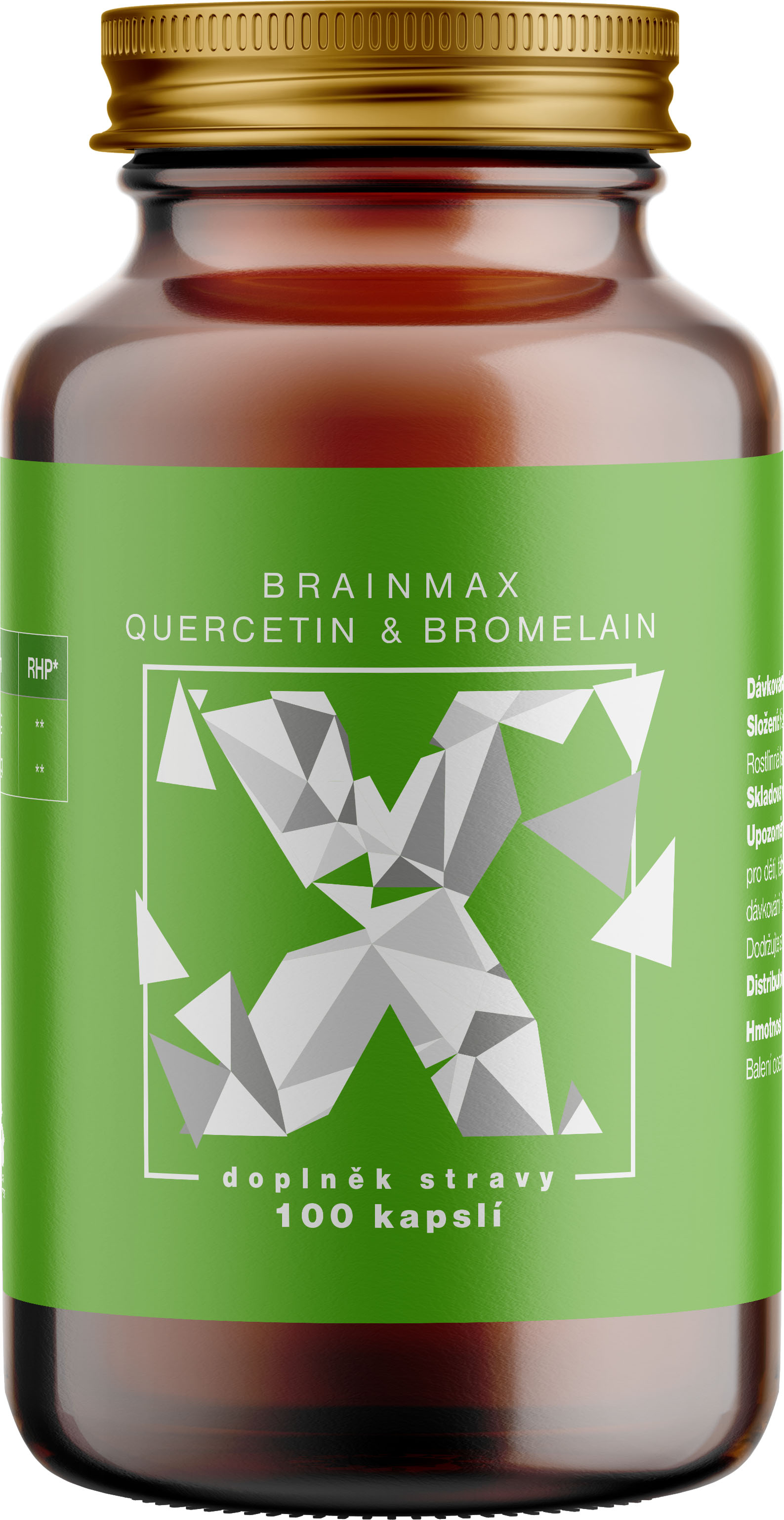 BRAINMAX Quercetin & Bromelain 100 kapslí