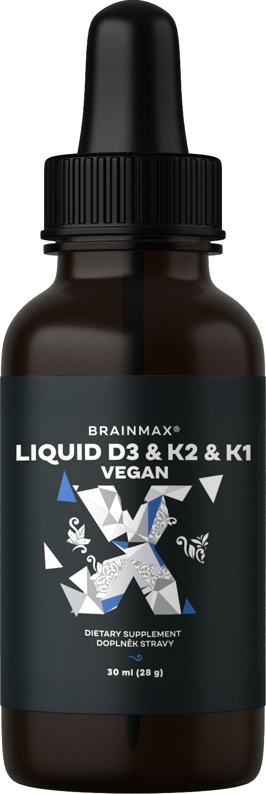 BRAINMAX Vegan Liquid D3 & K2 & K1 30 ml