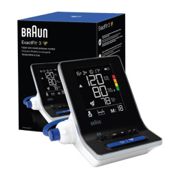 BRAUN Exactfit 3 BUA6150 ramenný tlakoměr + dvě manžety