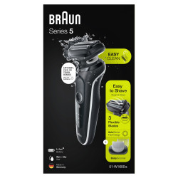 BRAUN Series 5 51-W1600s, Elektrický Holicí Strojek, Bílý