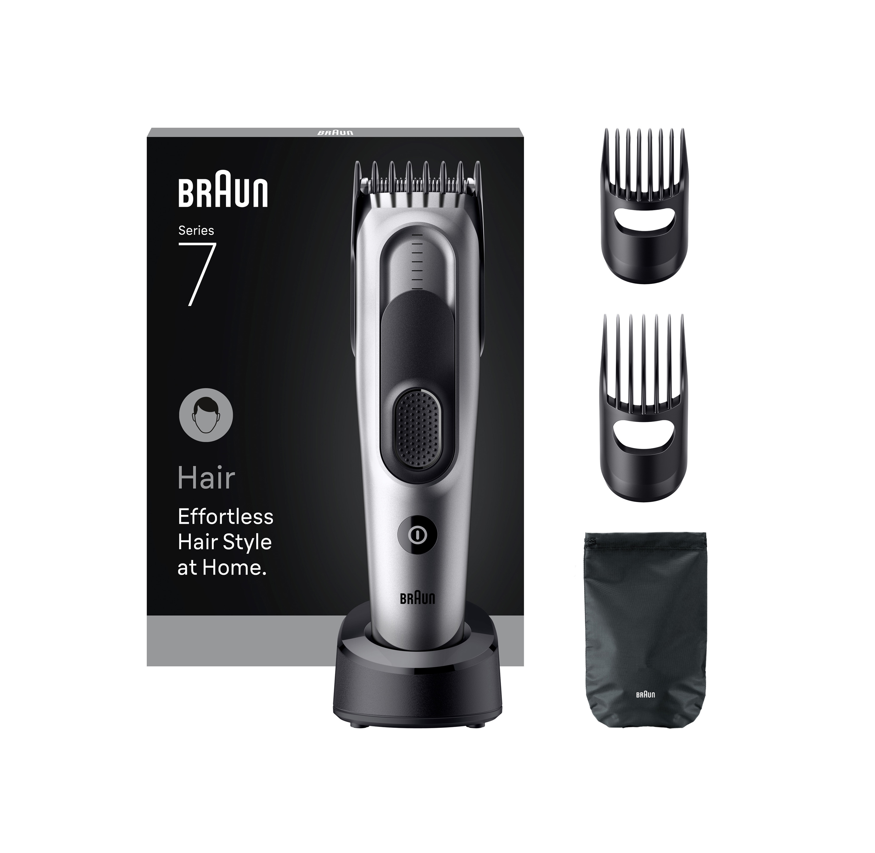 Braun Series 7 HC7590 zastřihovač vlasů šedý