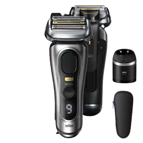 BRAUN Series 9 PRO+ Elektrický holicí strojek, SmartCare, Wet & Dry, 9567cc, Stříbrný