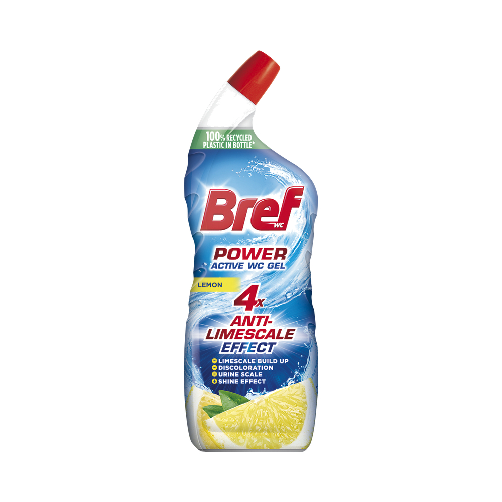 Bref Power Aktiv Gel Lemon gel na WC 750 ml