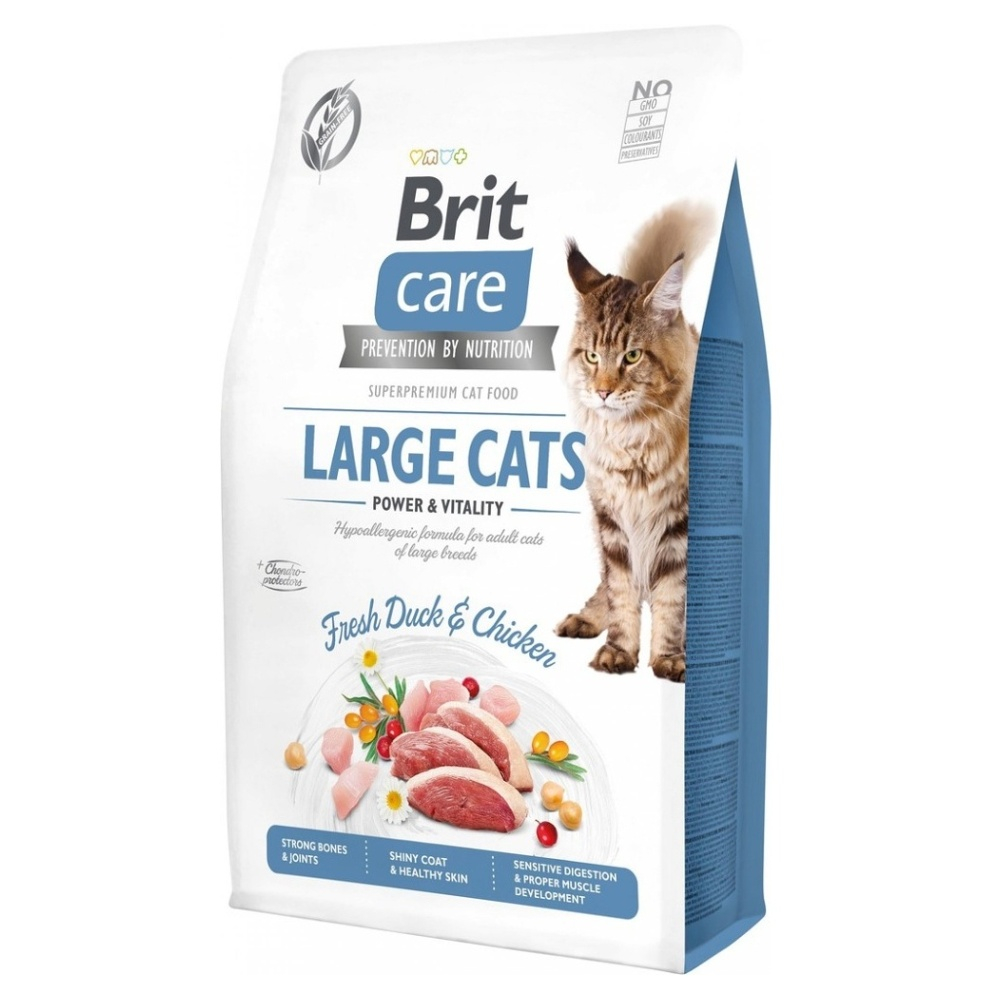 BRIT Care Cat Large cats Power&Vitality granule pro velké kočky, Hmotnost balení: 2 kg