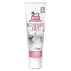 BRIT Care Cat Paste Salmon creme lesklá a zdravá srst pro kočky 100 g
