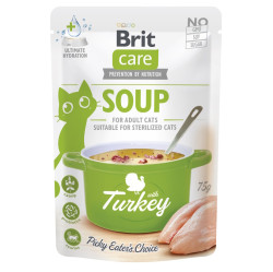 BRIT Care Cat Soup with Turkey vývar pro kočky 75 g