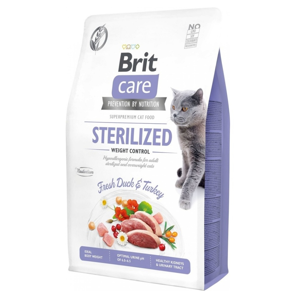 BRIT Care Cat Sterilized Weight Control granule pro sterilované kočky, Hmotnost balení: 2 kg