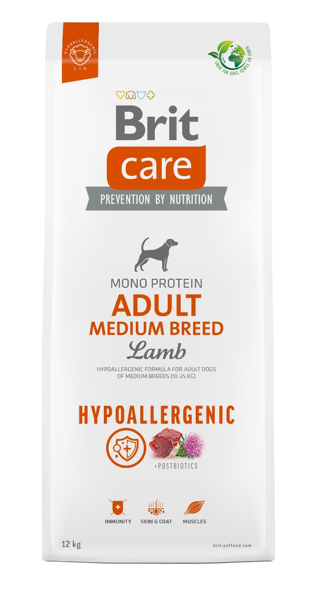 Brit Care Dog Hypoallergenic Medium Breed 12 kg