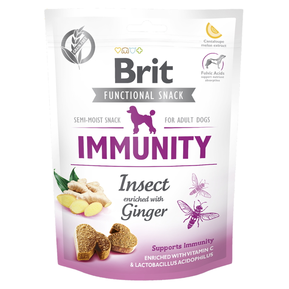 BRIT Care Functional Snack Immunity Insect s hmyzem a zázvorem pro psy 150 g
