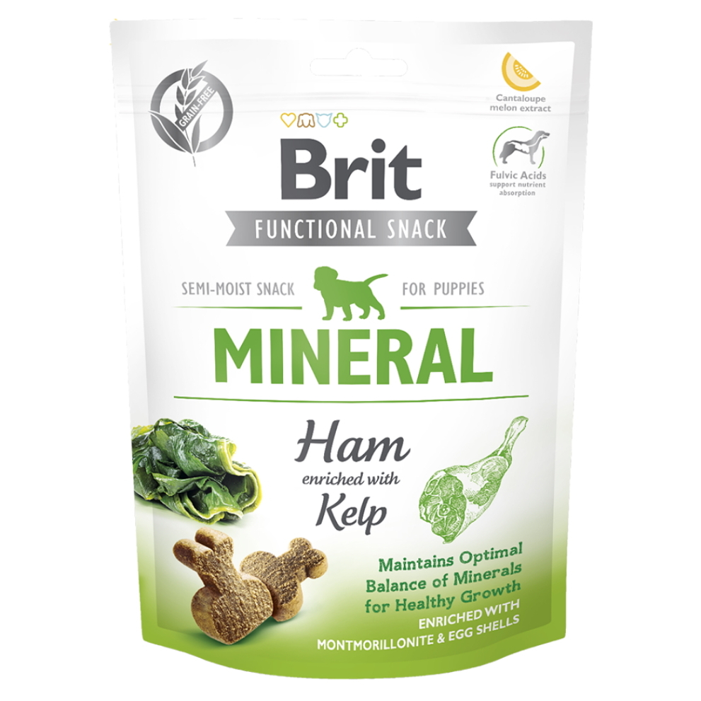 BRIT Care Functional Snack Mineral Ham šunka s kelpou pro štěňata 150 g