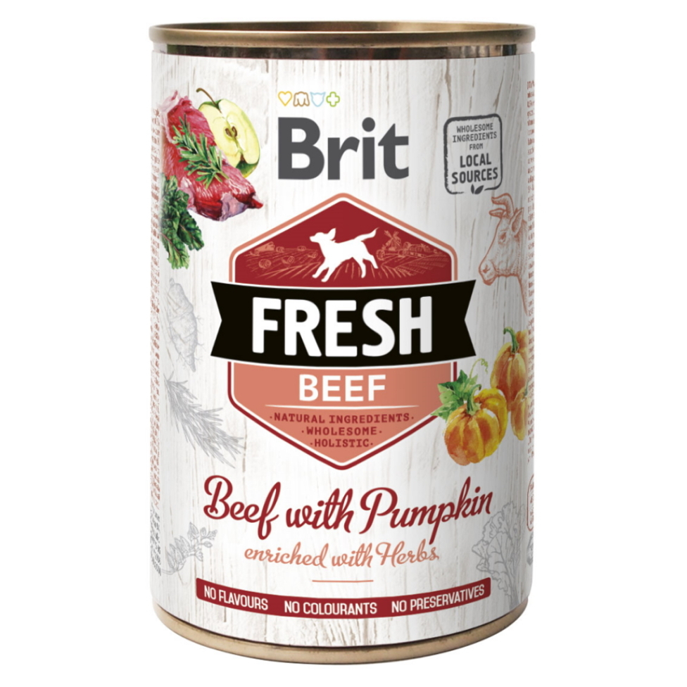 BRIT Fresh Beef with Pumpkin konzerva pro psy 400 g