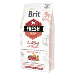BRIT Fresh Beef with Pumpkin Puppy Large Bones & Joints granule pro štěňata, Hmotnost balení: 2,5 kg