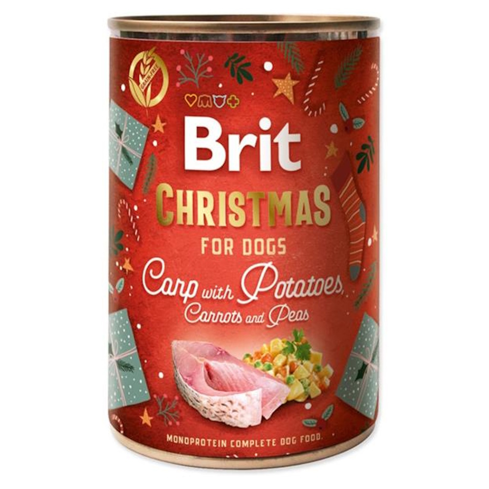 BRIT Mono Protein Štědrovečerní hostina konzerva pro psy 400 g
