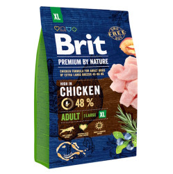 BRIT Premium by Nature Adult XL granule pro psy, Hmotnost balení: 3 kg