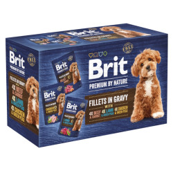 BRIT Premium Dog Fillets Gravy Multipack 1020 g