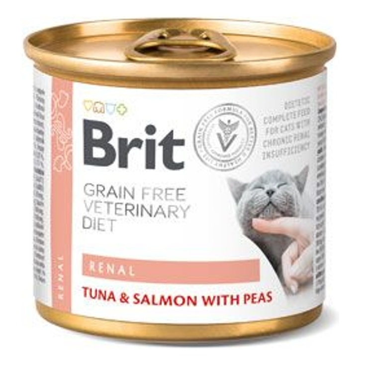 BRIT Veterinary diet grain free renal pro kočky 200 g
