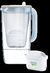BRITA Brita Skleněná konvice 2,5l  sv. modrá