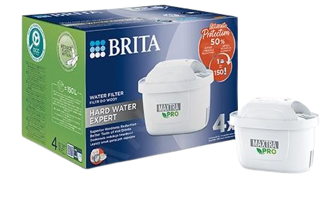 BRITA Maxtra PRO Hard Water Expert Vodní filtry 4 ks