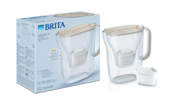 BRITA Style Essential 2,4 l filtrační konvice písková + 1 filtr na měkkou vodu