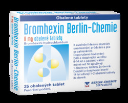 BROMHEXIN 8 Berlin-Chemie 8 mg 25 tablet