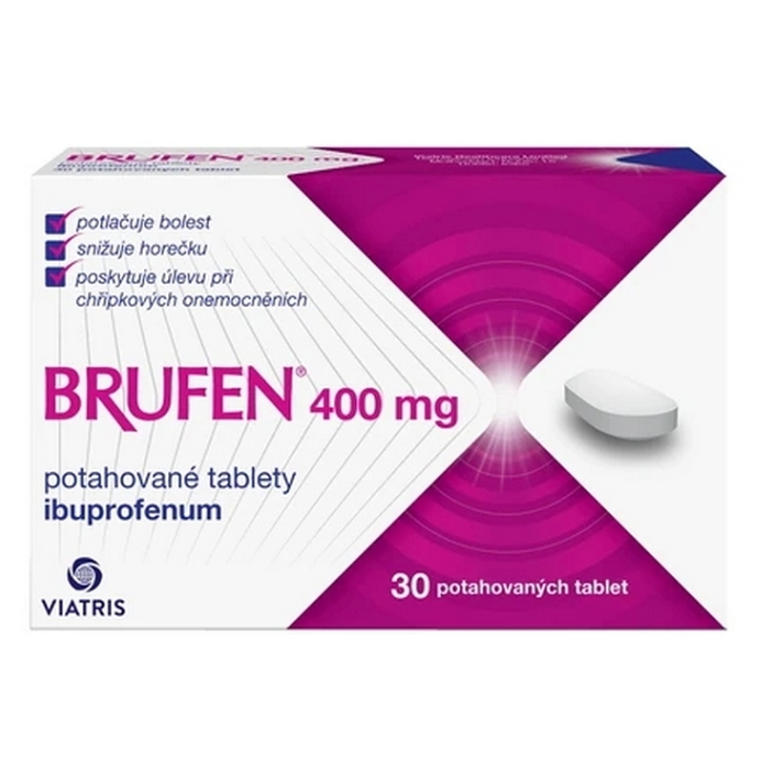 BRUFEN 400 mg 30 potahovaných tablet II